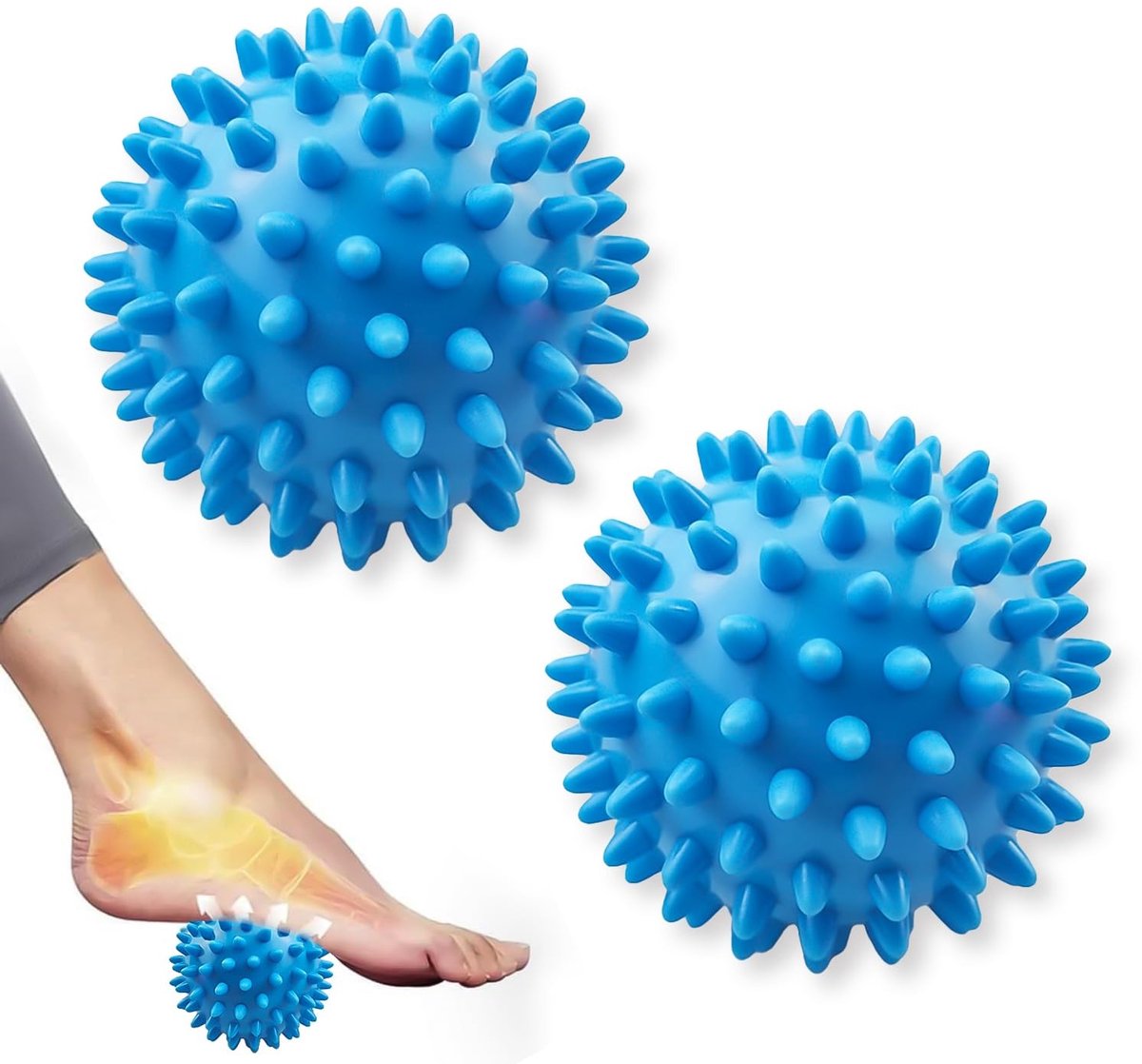 Omgoods - Set van 2 Massageballen voor Spierontspanning en Stressverlichting