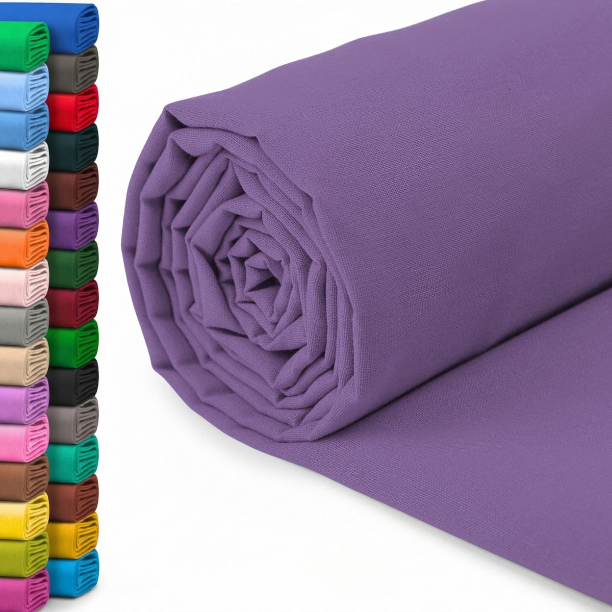 100% Katoenstof - 150 cm breed - Violette stof voor naaien en patchwork
