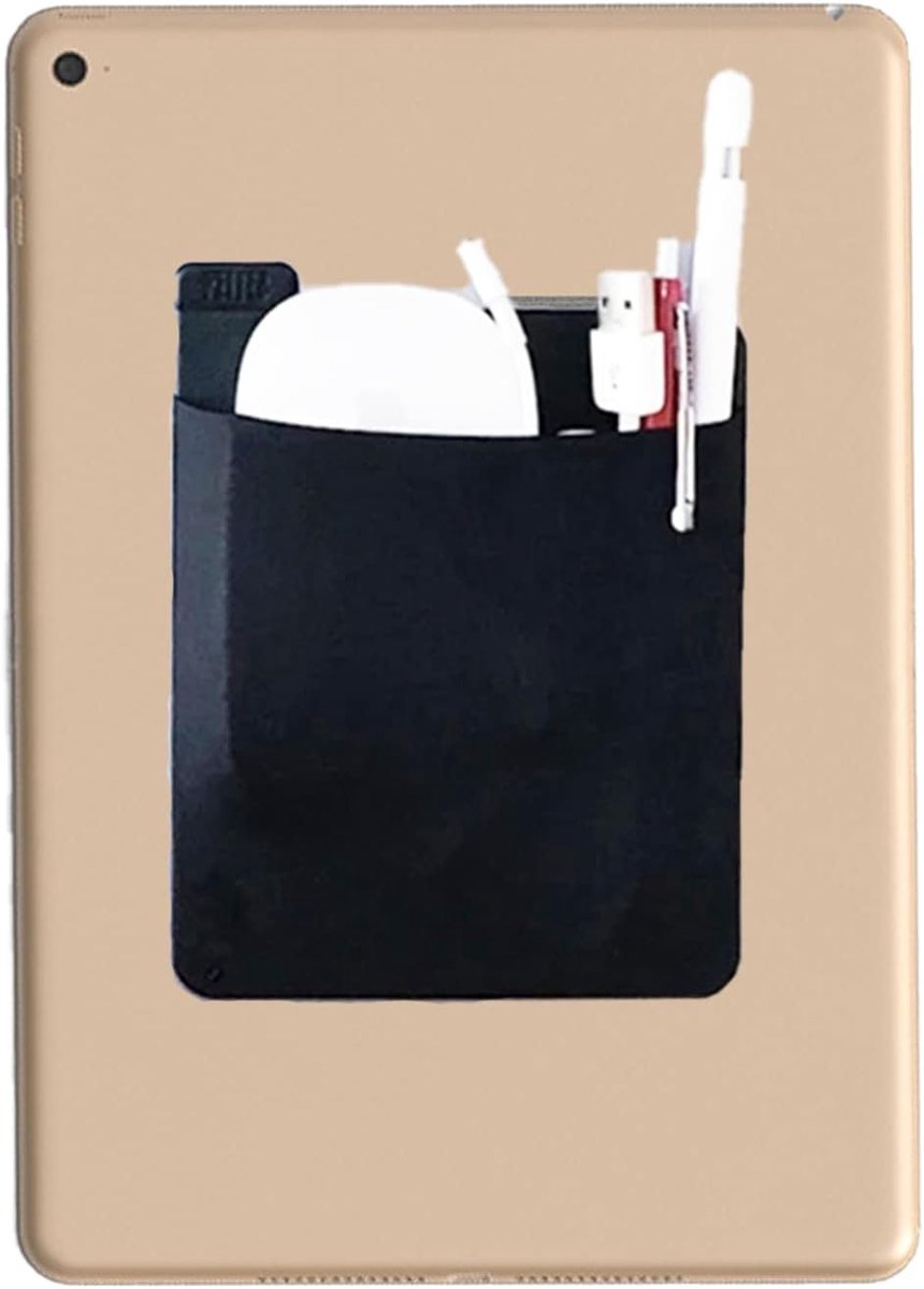 Externe harde schijf draagtas, buidelhouder voor computeraccessoires, Stick-On Laptop Organizer Opbergvak voor Externe Harde Schijf, Stylus Pennen, Draadloze Muis, Kabels, Oortelefoon 1 STKS