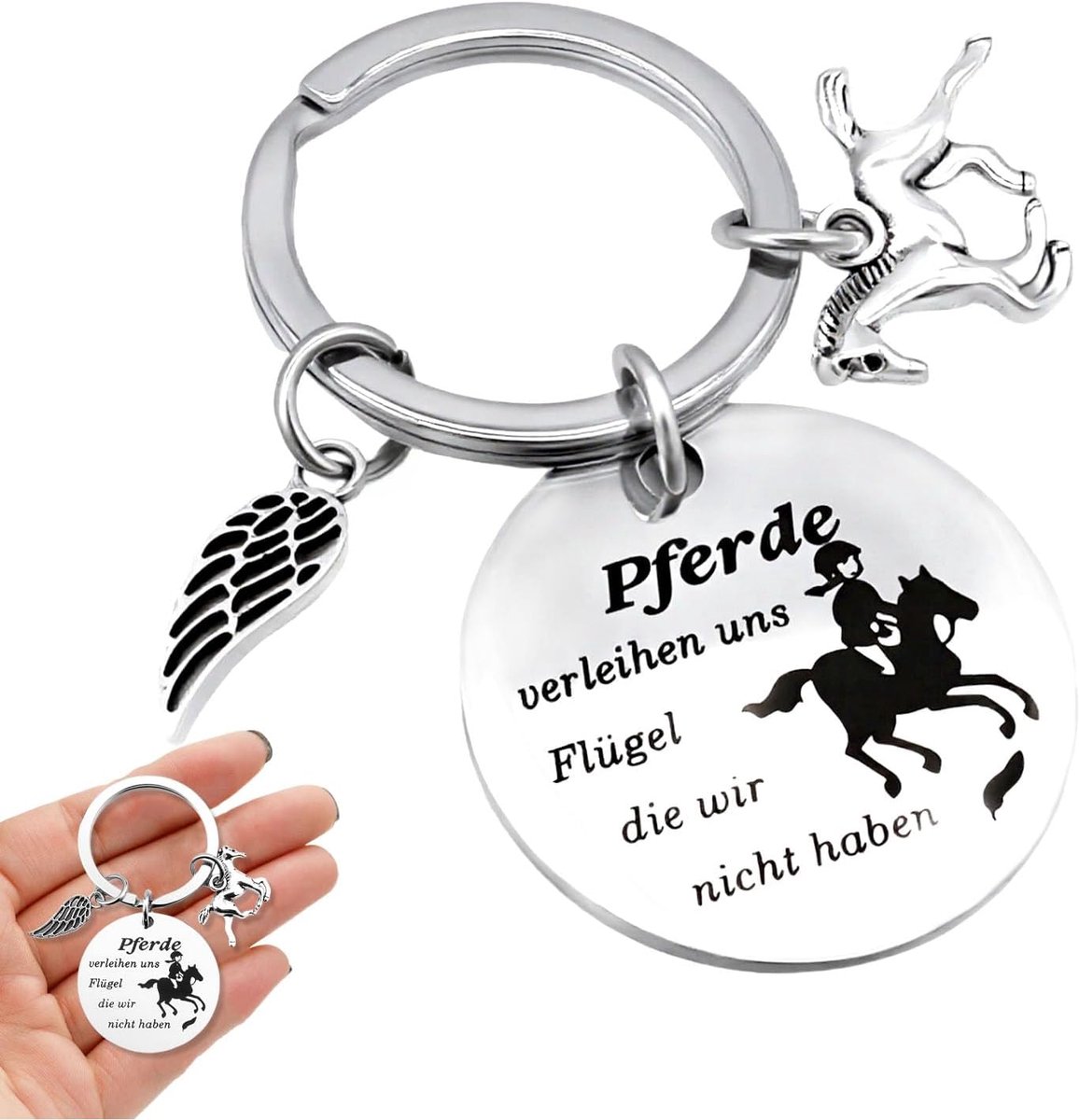 Meisje Cadeau Sleutelhanger Paard Accessoires Paard Voor Paardenliefhebbers Paarden Geschenken Voor Paarden Meisje Jongen Kerstmis Verjaardagscadeau