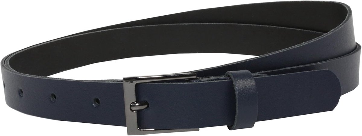 Lederen riem echt leer, Made in Germany, 2 cm breed en ca. 0,25 cm dik, riem, heupriem, jeansriem