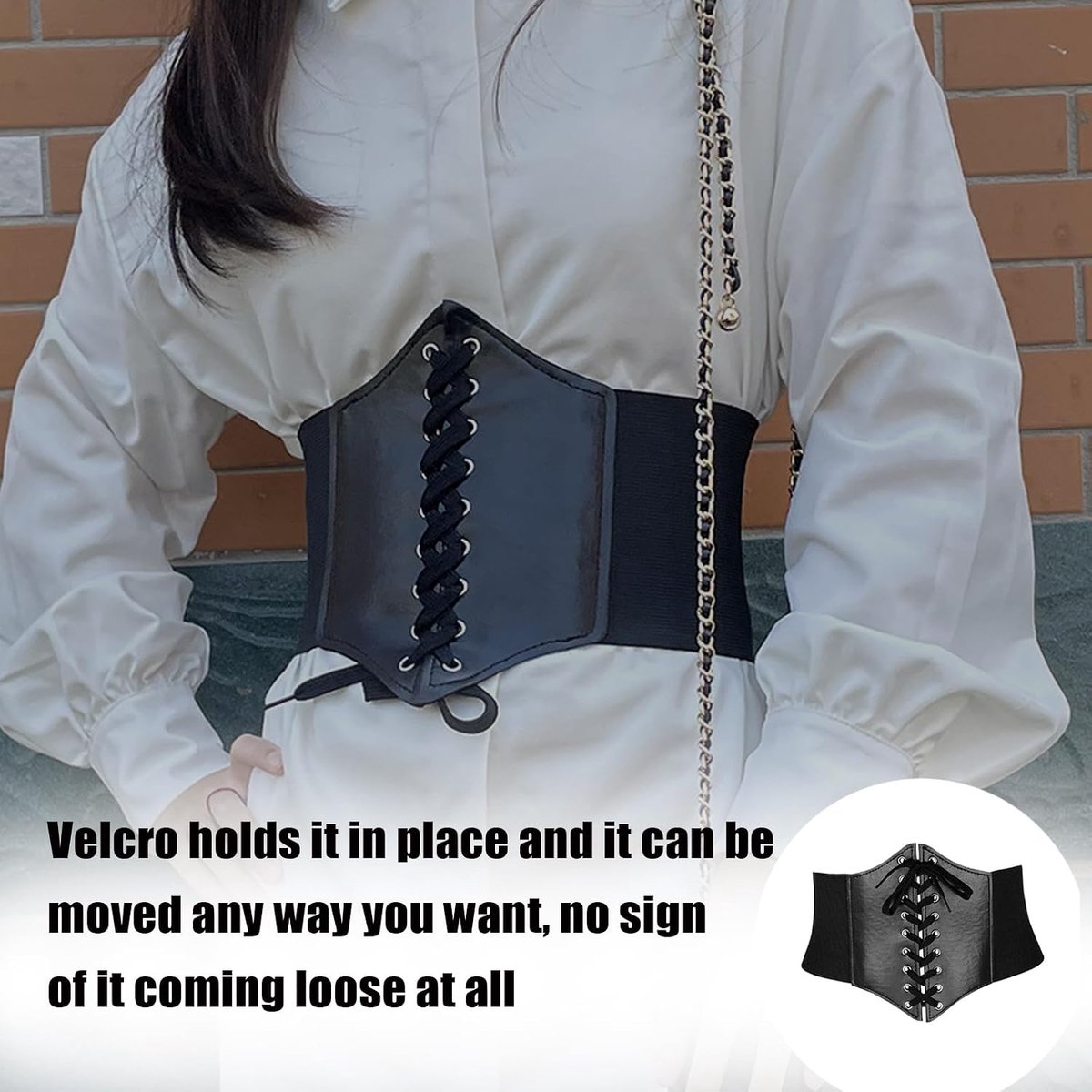 Korset voor dames, middeleeuws korset, riem voor dames, Halloween piratenkostuum dames, korset onder de borst, voor festivals, kleding, accessoires, goth korselet, tailleriem