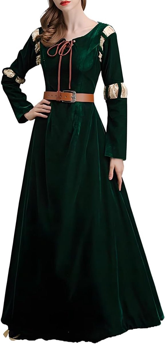 Middeleeuws renaissance-kostuum voor dames, cosplay-jurk, Halloween, renaissance-outfit
