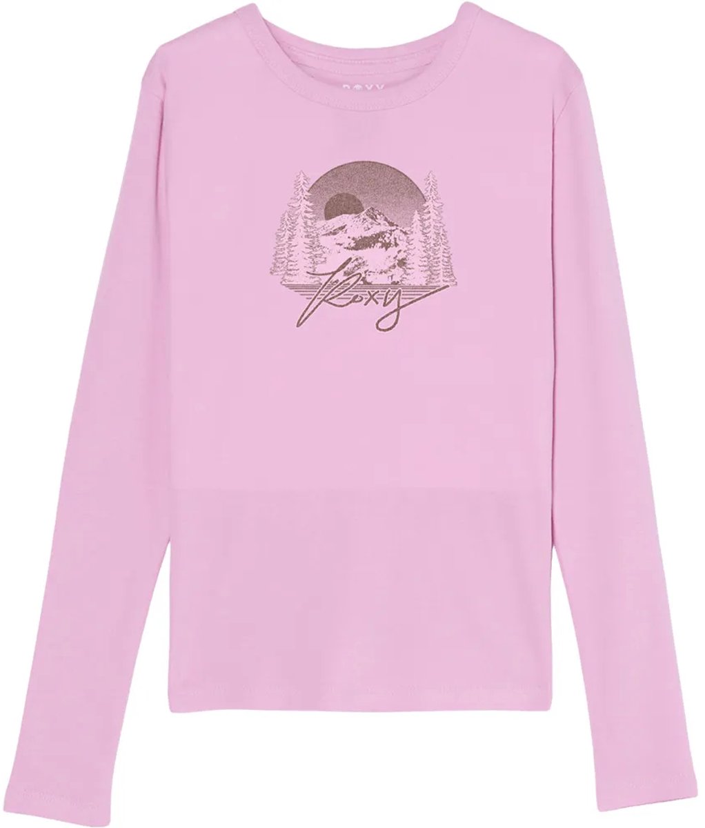 Roxy Rg Beach Always T-shirt Met Lange Mouwen 16 Years Meisje Roze
