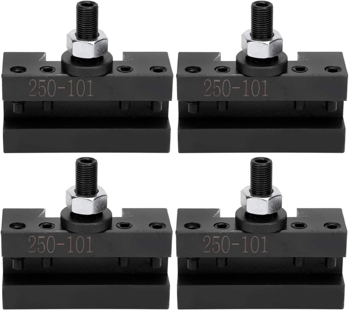4 Stks 250-101 Snel Veranderende Tool Post CNC Draaibank Accessoires - Koolstofstaal Tool Armatuur