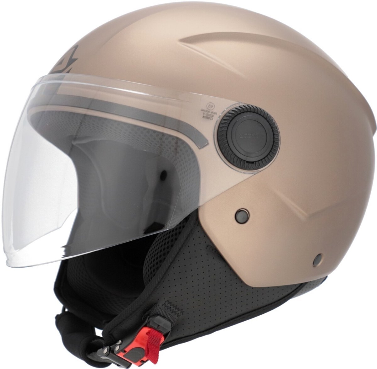 Acerbis Jet Brezza Metallic Mat Bruine Jethelm - Helm