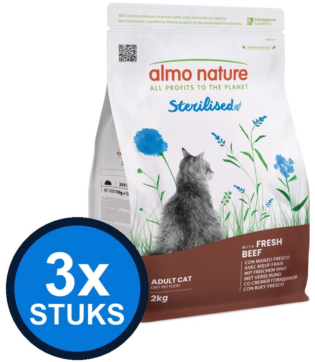 Almo Nature Almo Nature Functional cat sterilised rund 2kg