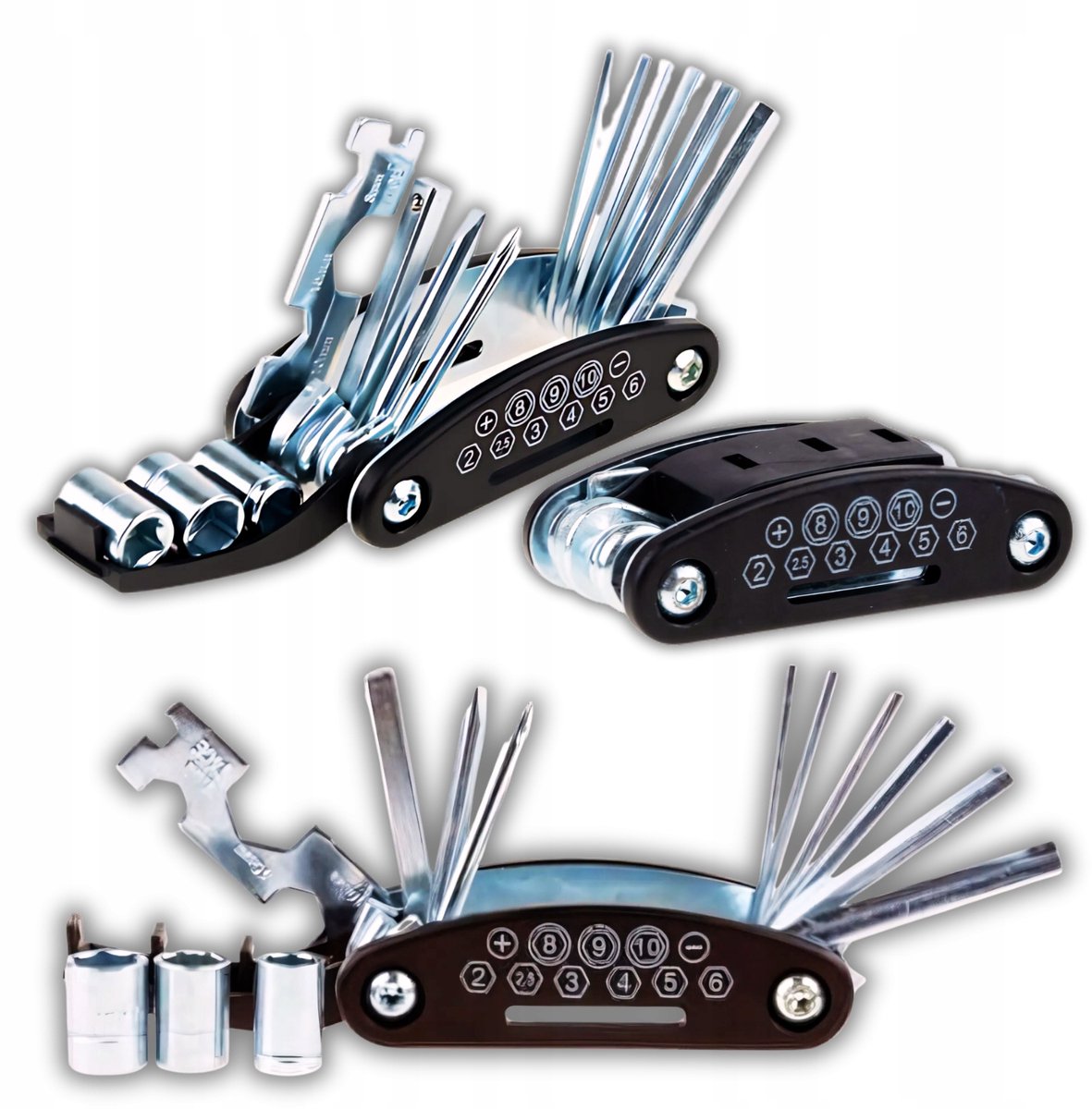 Praktische Fiets Multitool 16-in-1 Reparatiekit