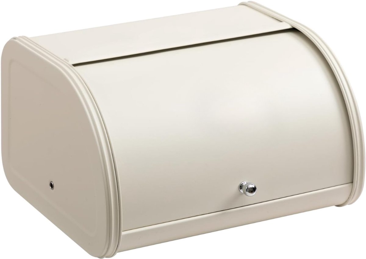Ploutos® Broodtrommel - Grote Brood Bewaardoos - Broodtrommel met Schuifdeksel - Room - 31cm x 26cm x 18cm
