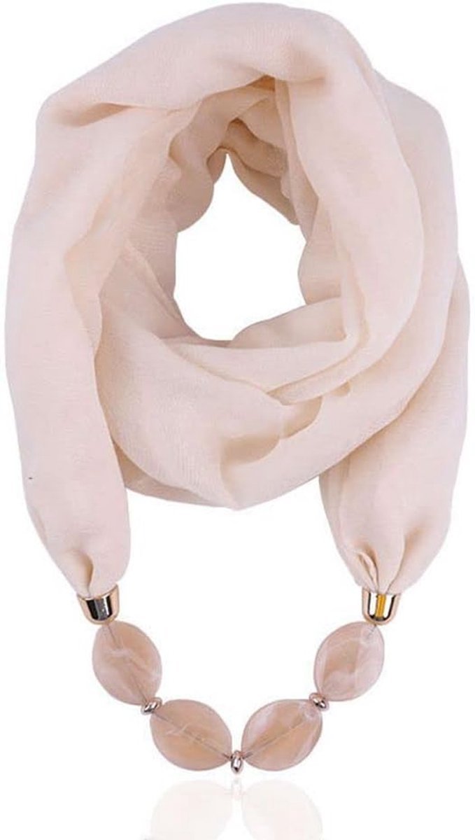 Sjaals halsketting 180 x 48 cm stijl halsketting Sash sjaal met hanger sieraden boho ketting kwasten sjaal halsketting sjaals kleding mode dames sjaal