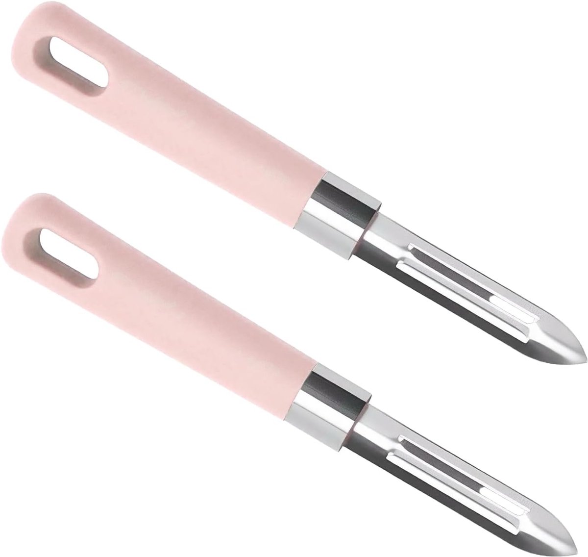 Schillers Aardappelschiller & Fruitschiller voor Aardappels, Wortelen, Komkommers, Appels (Roze)