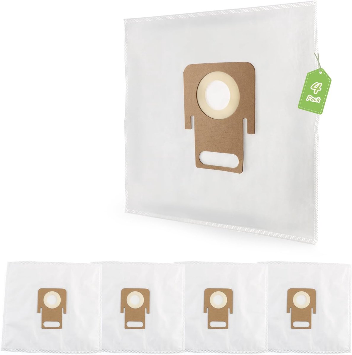 4 stuks voor Thomas Aqua + Pet & Family stofzakken voor Thomas Aqua + Pet & Family stofzak vervangende stofzuigeraccessoires (1,8 l capaciteit)