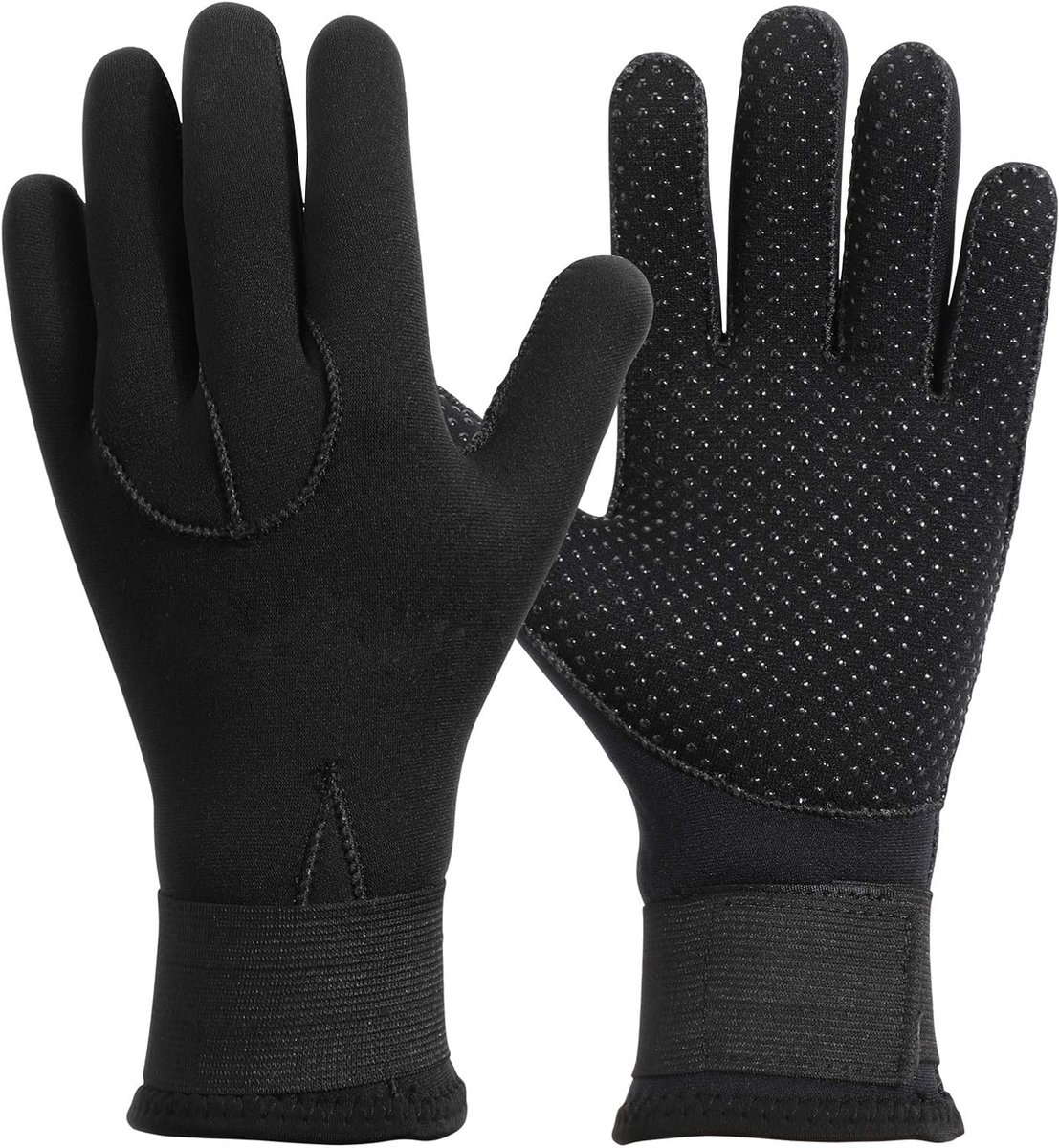 3 mm Neopreen Handschoenen, Wetsuit Handschoenen Anti-slip Duiken Handschoenen Elastische Thermische Duiken Handschoenen voor Mannen Vrouwen Duiken, Surfen, Kajakken, Snorkelen, Zeilen, Varen