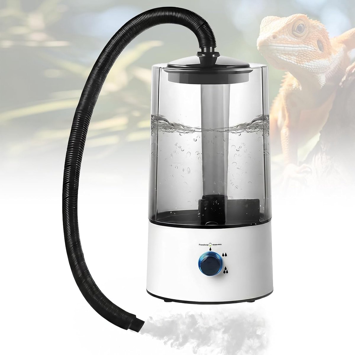 Luchtbevochtiger voor reptielen, 4 l, luchtbevochtiger terrarium, verstuiver terrarium, luchtbevochtiger, reptielen, terrarium, ultralicht, hoog volume, mist voor reptielen, amfibieën, vochtige