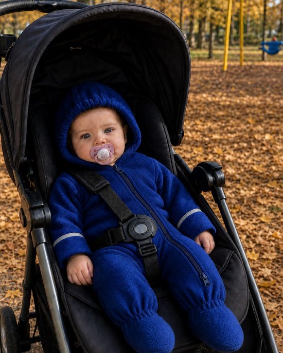 Pasgeboren Baby Jongens Meisjes Fleece Romper Een Stuk Hoodie Jumpsuit Baby Lente Herfst Pramsuit 0-24 Maanden — afbeelding 4