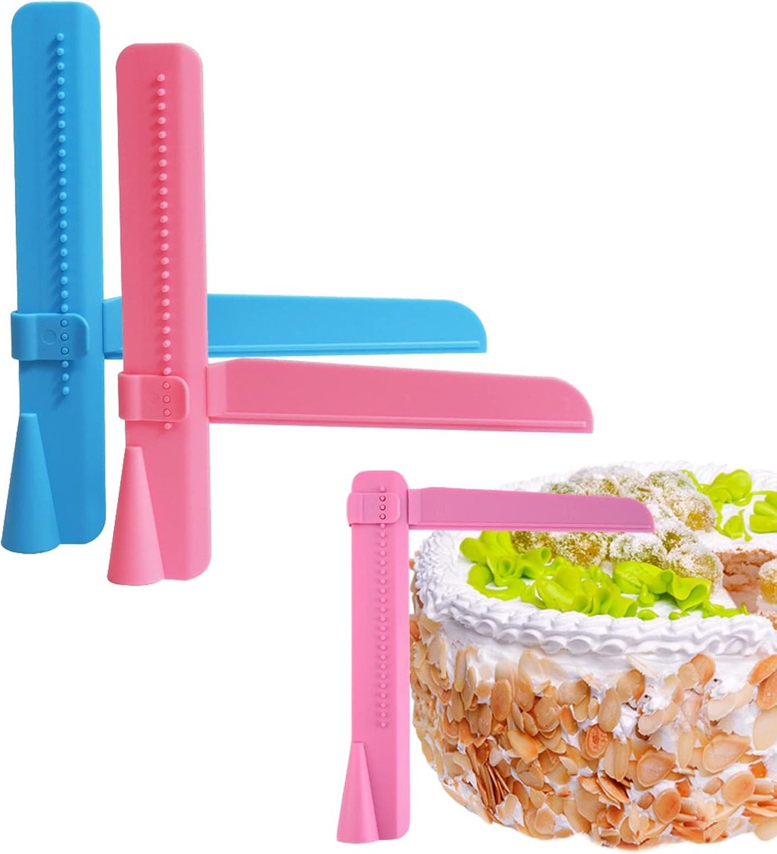 2 stuks fondant taartschrapers gladmakers taartschrapers verstelbaar taartspatel fondant spatel taartschrapers taart crème plastic gladmakende decoratieve gereedschappen fondant gladmakers