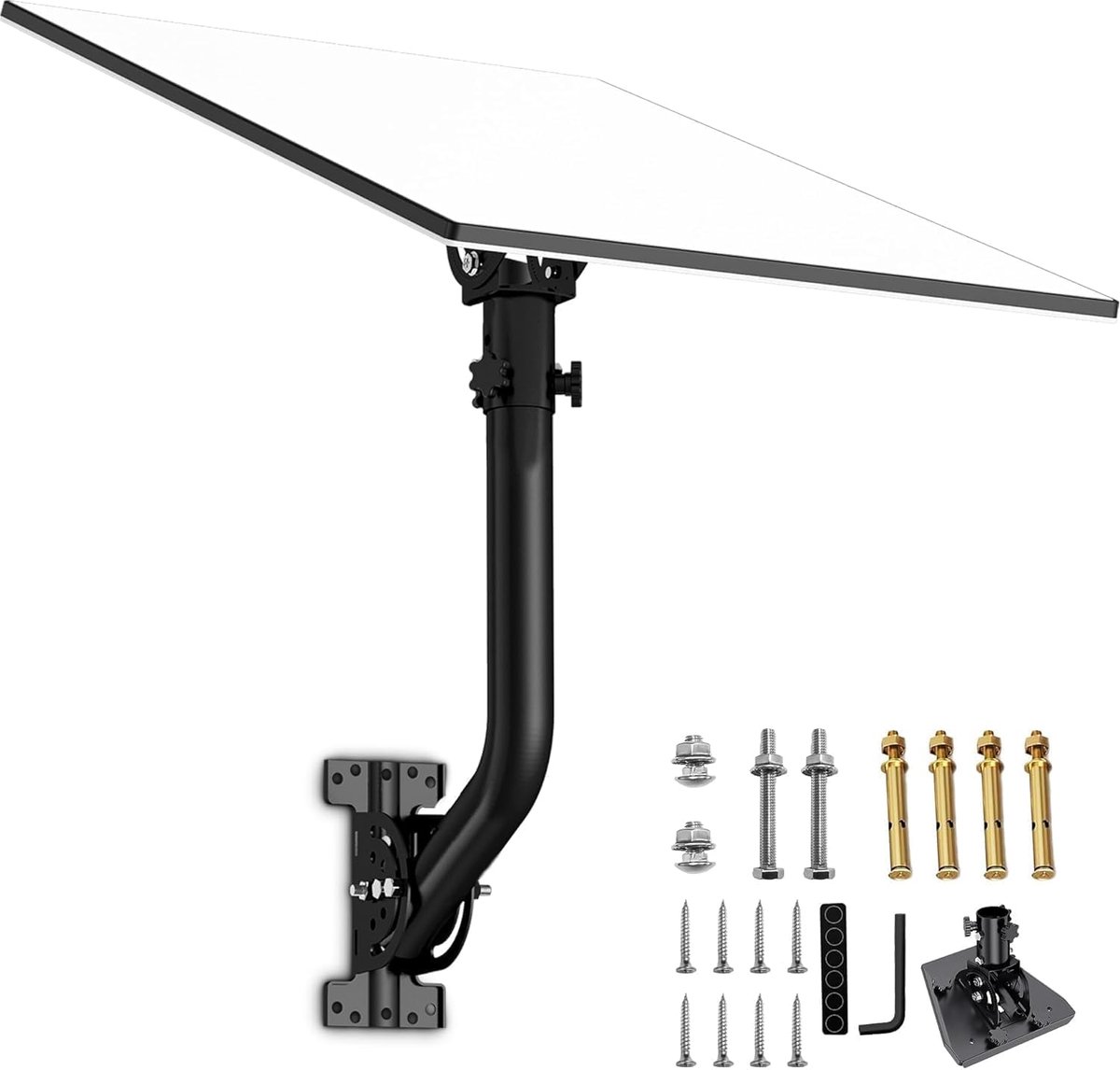 Gen 3 houder, 160 graden verstelbare hellingshoek, installatieset voor Starlink houder, compatibel met standaard Gen 3 (V3) antenne