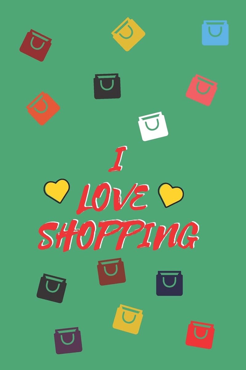 SHOPPING: Cute Shopping List , 110 PAGES