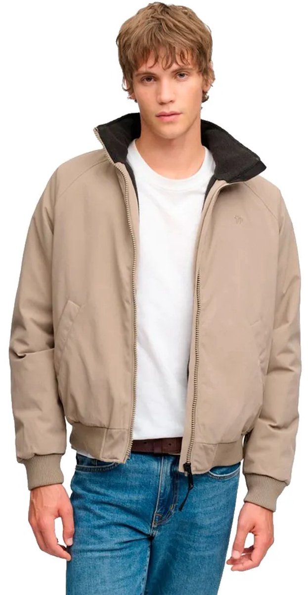 Superdry City Fleece Lined Jas L Man Bruin