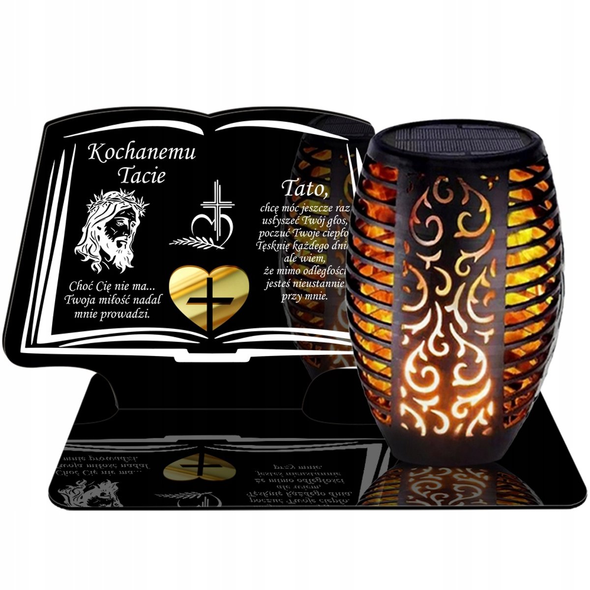 Zonne-LED grafisch licht met Vlam Effect - XL-model