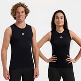 Rogelli Core II Dames en Heren 2 pack Ondershirt Wielrennen - Mouwloos - Zwart