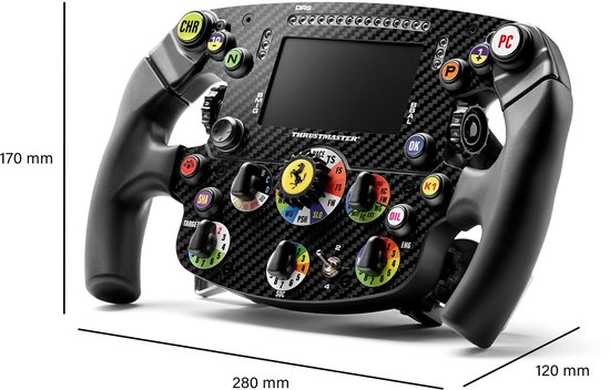 Thrustmaster T598 Servo Base + Ferrari SF-25 Formula Wheel Add-On - Direct Drive 5 Nm - PS5, PS4 & PC - Sim Racing Bundle van Thrustmaster — afbeelding 4