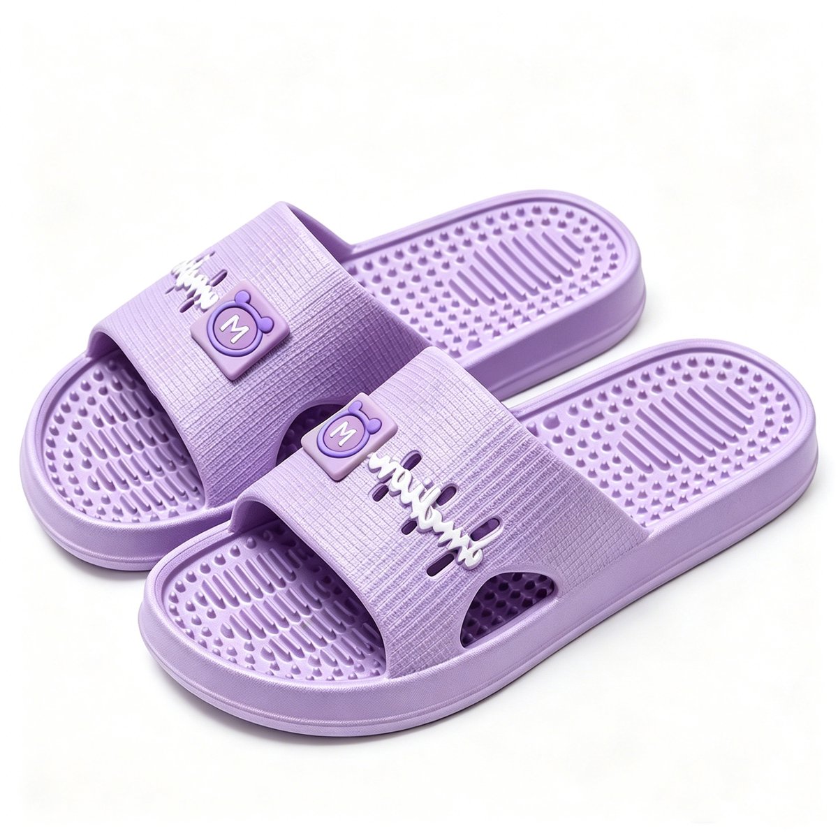 casalora®—Damesbadslippers - Massageslippers - Verlicht artritis en neuropathische pijn - Antislip massageslippers - Geschikt voor baden en dagelijks wandelen - Stressverlichting voor dames (Paars 40/41)