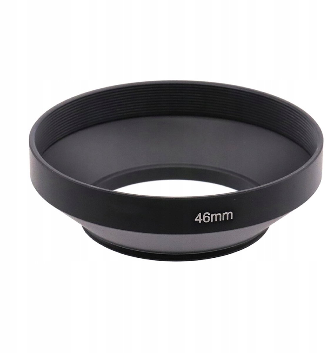 Metalen groothoek zonnekap 46mm schroefdraad