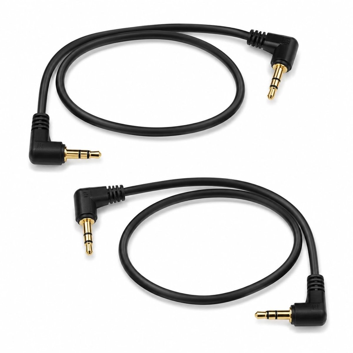 Omgoods - Set van 2 90° Jack Cables voor Audioapparaten