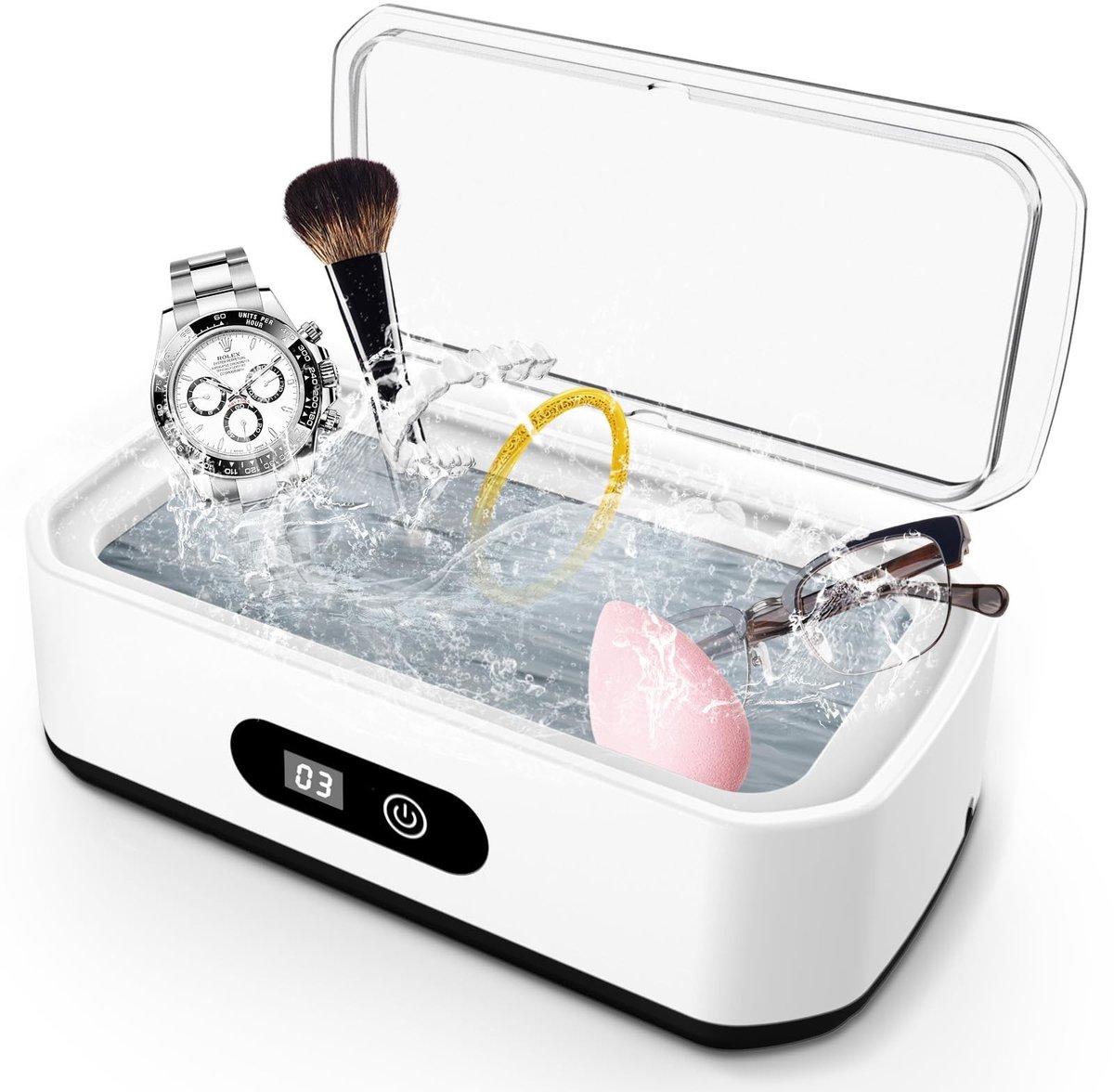 Omgoods - Professionele Ultrasonic Cleaner met 650 ml Capaciteit