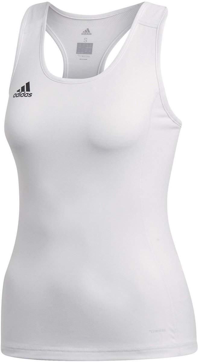 Adidas T19 Tanktop Dames 2XS Wit