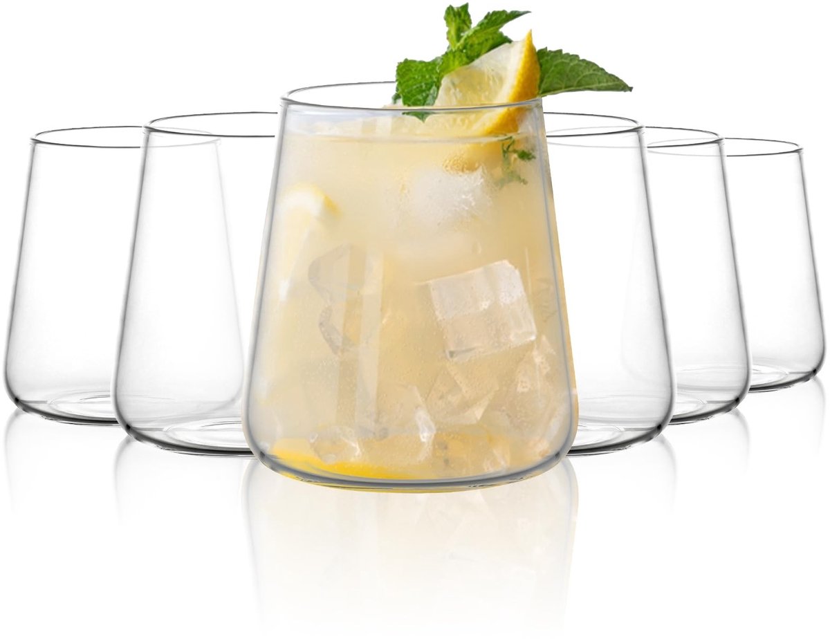 Omgoods - Set van 6 Drinkglazen voor Water en Sap
