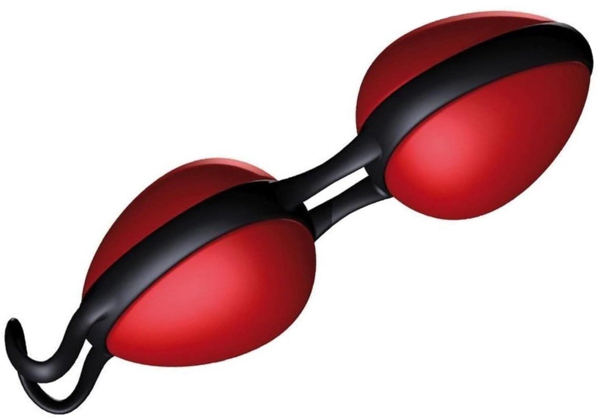 JOYDIVISION Joyballs Secret Duo - Loveballs Duo Rood | Vaginale ballen voor bekkenbodem fitness | Plezierballen gemaakt van Silikomed/TPE | Compatibel met glijmiddelen op waterbasis en siliconen