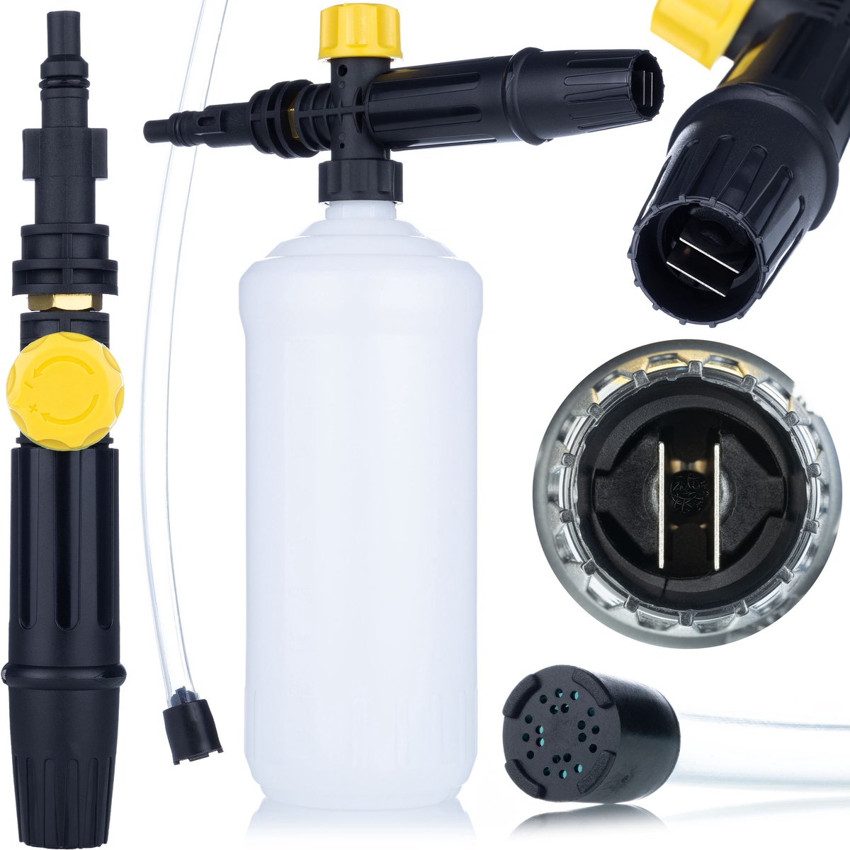 Rosfix Schuimpistool Vervanging - Bayonet Aansluiting - 1000 ml, 150 bar - Geschikt voor Lavor, Parkside