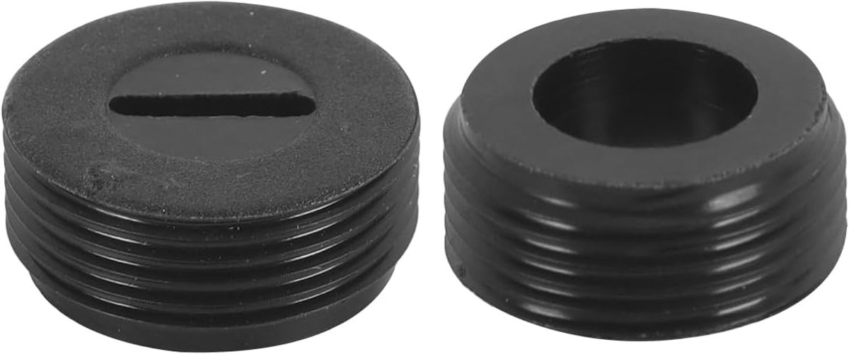 Koolborstelhouders, kunststof afdekkappen voor motorborstels - 16 mm buitendiameter / 2 stuks