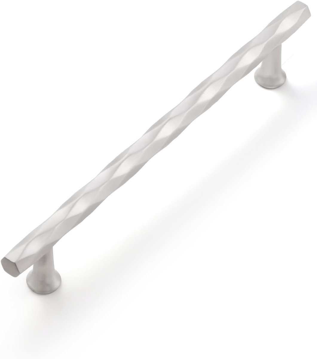 2 stuks geborstelde zilveren kast handgrepen 160 mm gat afstand keukenkast handgrepen Decoratieve keukenlade commode kast-badkamerkast beslag ruitvormig