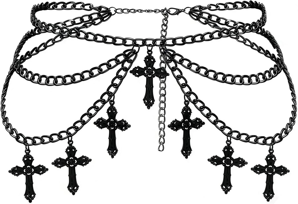 Kettingriem dames verstelbare ketting riem zilver dames taille ketting mode taille verstelbaar voor jurk, jeans, eindejaarsbal, feest en bruiloft