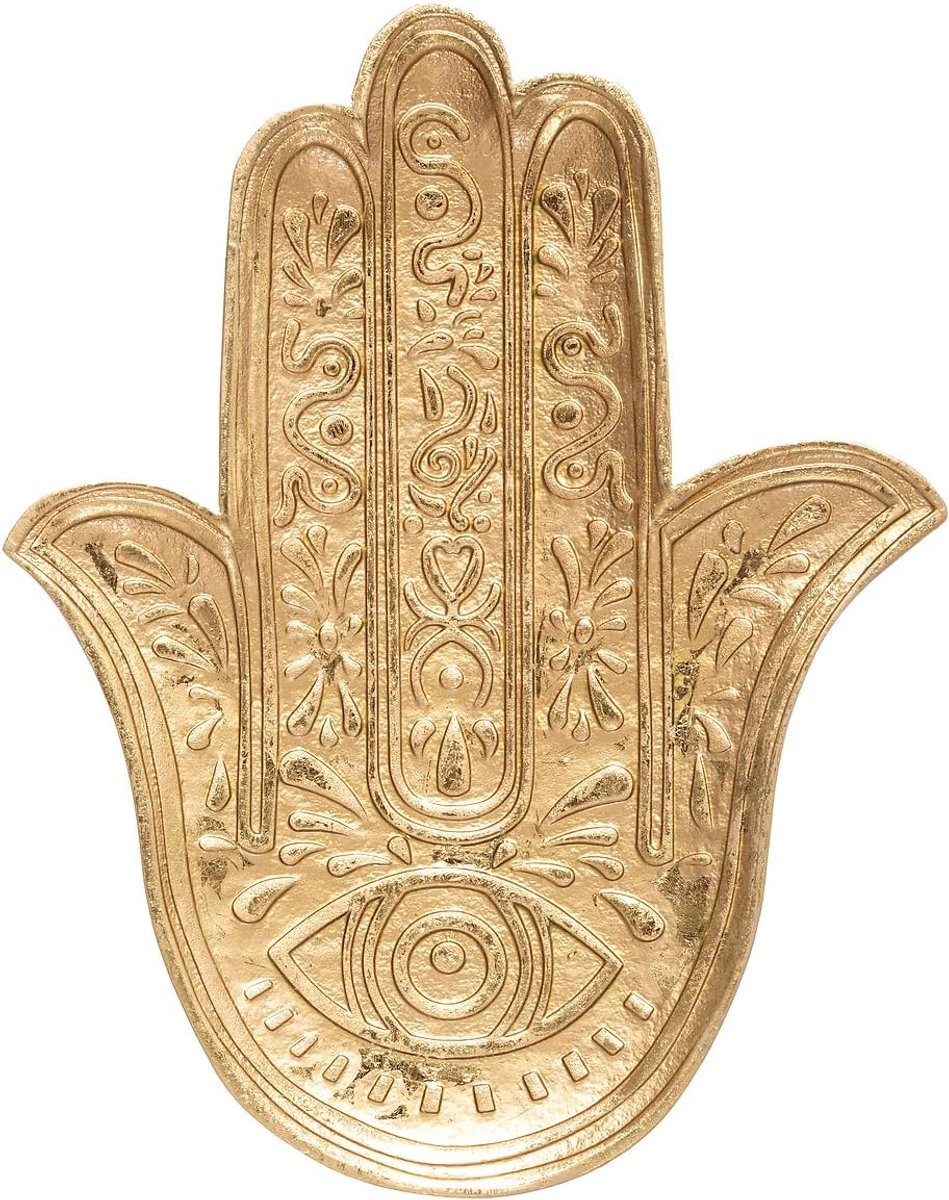 Handdienblad van fatma, lege zakken van MDF-hout, Hamsa
