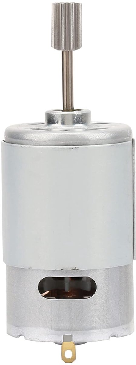 12 V High Speed Micro Motor voor Elektrische Auto Speelgoed Kinderen Motorfiets met 2 stks Tandkop (550-23000)