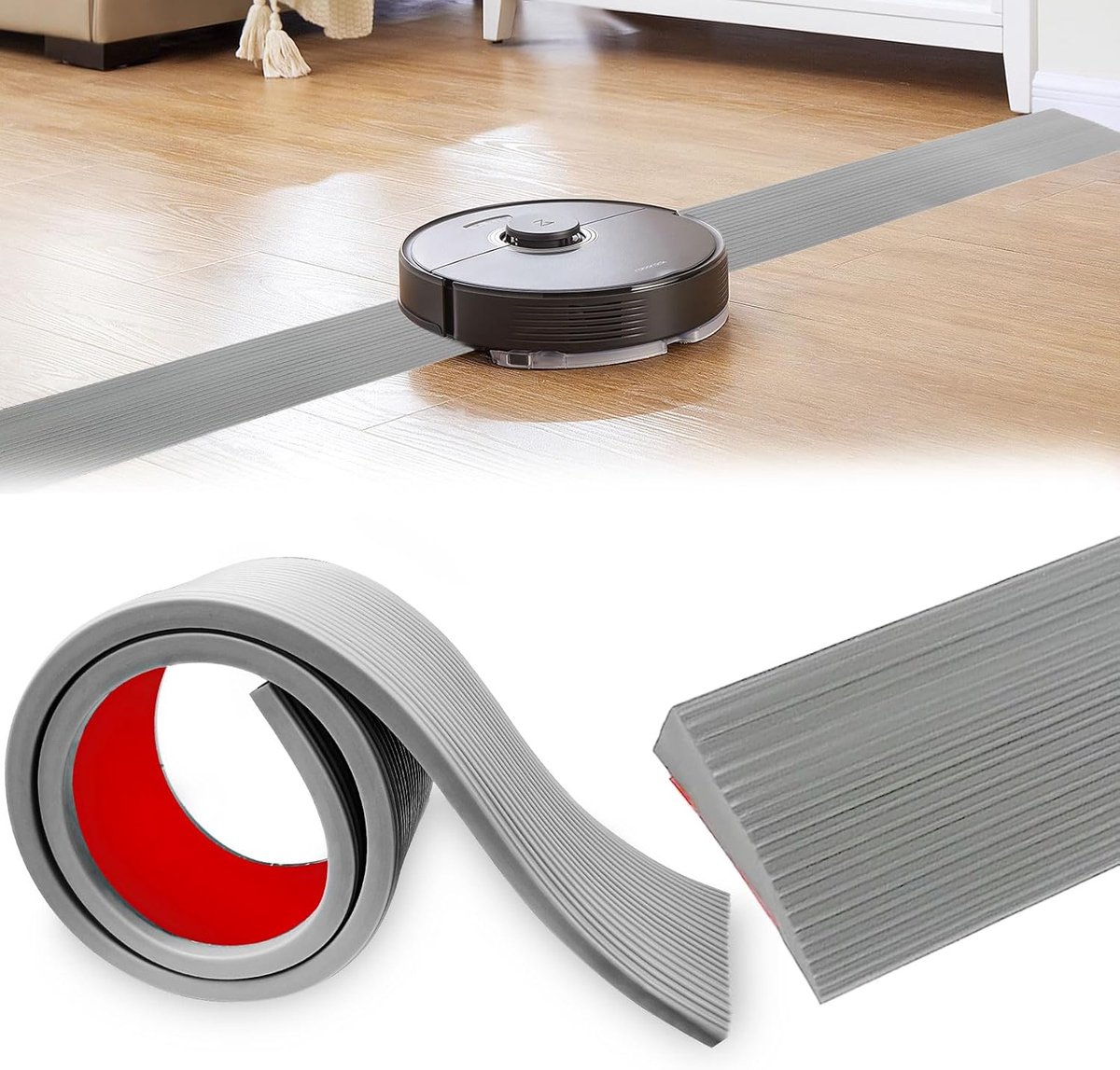 8 cm x 2,5 cm x 90 cm, oprijhelling, deurdrempel, rolstoelhelling, tot 800 kg belastbaar voor robotstofzuigers, rolstoelen, kinderwagen, rollator, e-scooter