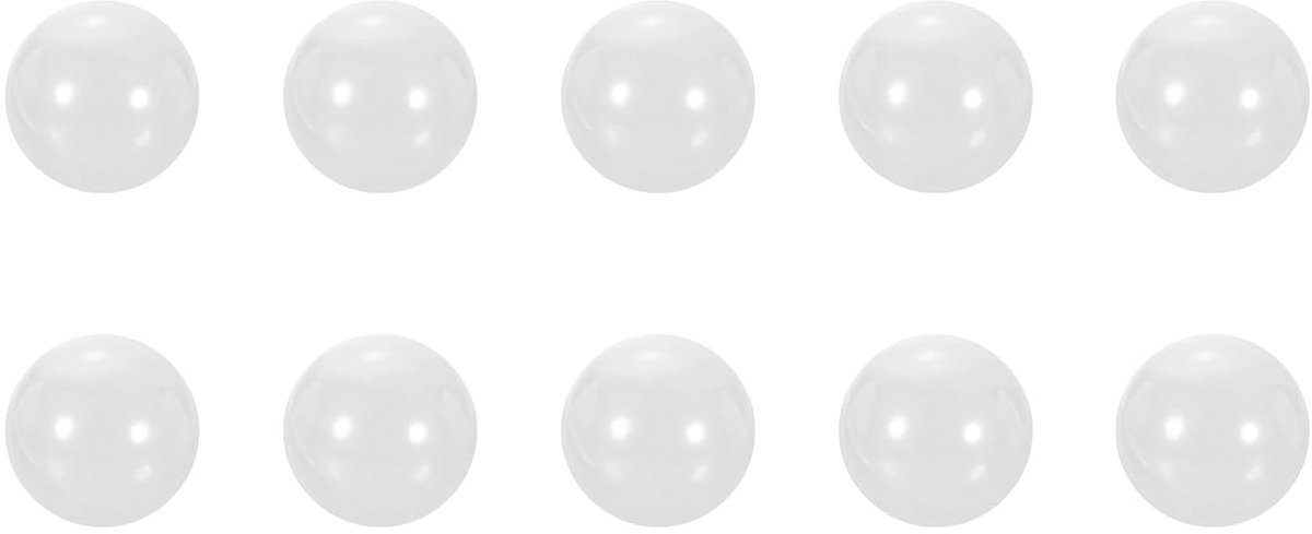10 stuks keramische lagerkogels 5 mm 3/16 inch ZrO2 massieve ballen van zirkoniumoxide precisiekogels G5, wit