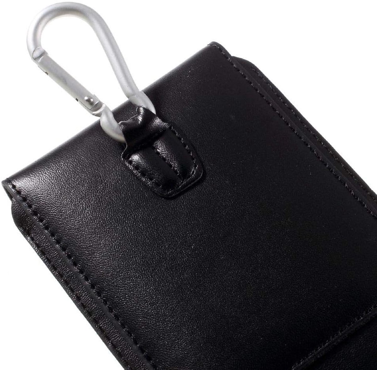 Case Cover Verticale Dubbele Pocket voor MEIZU M8 LITE (2018) - Zwart