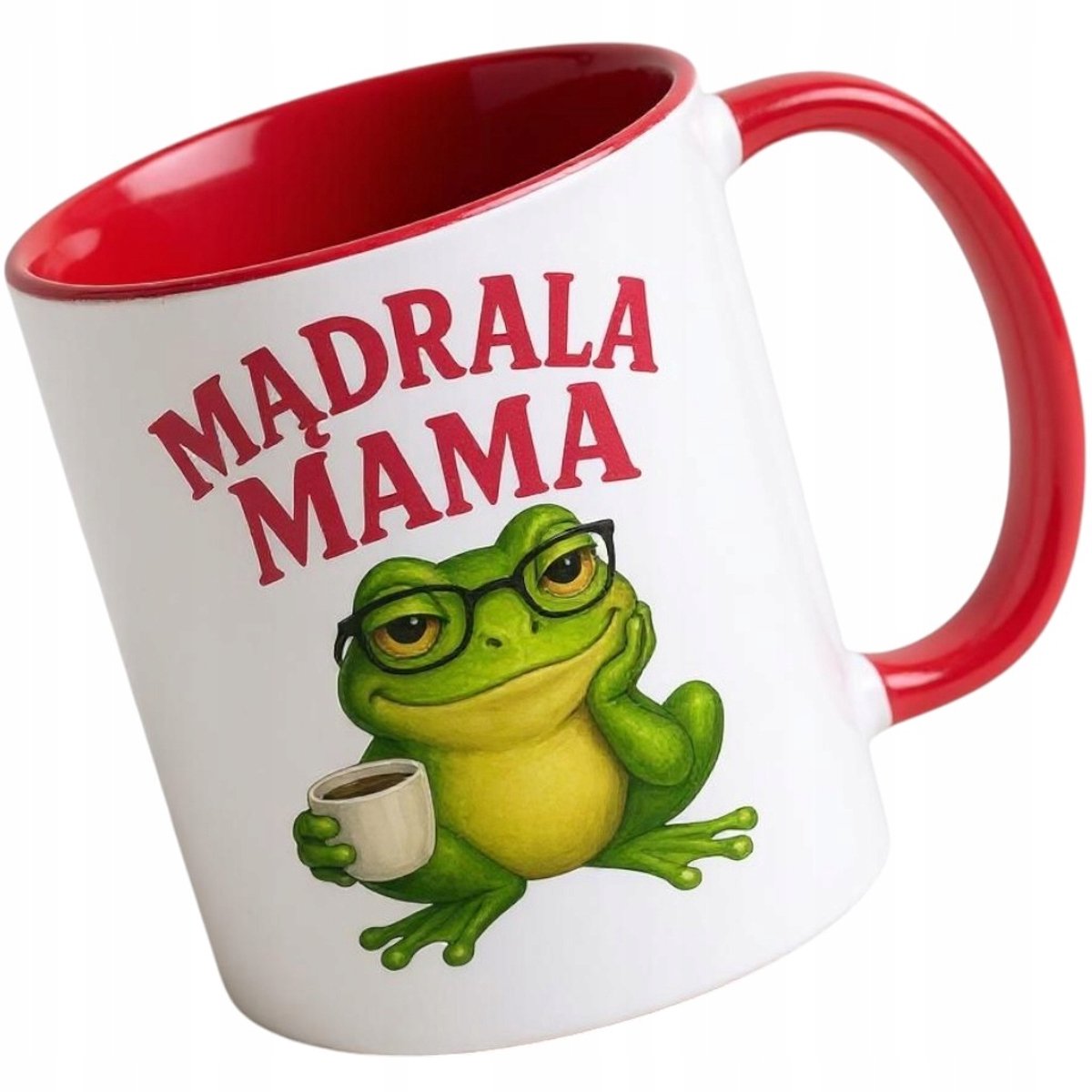 Unieke Mok 330ml - Cadeau voor Mama, "Mądrala Mama"