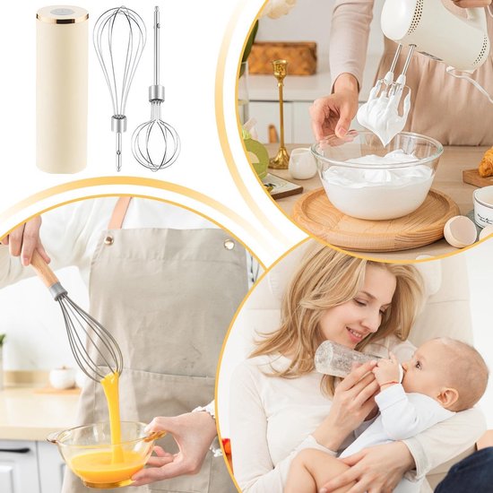 Elzusha - Draadloze Automatische Handmixer voor de Keuken — afbeelding 4