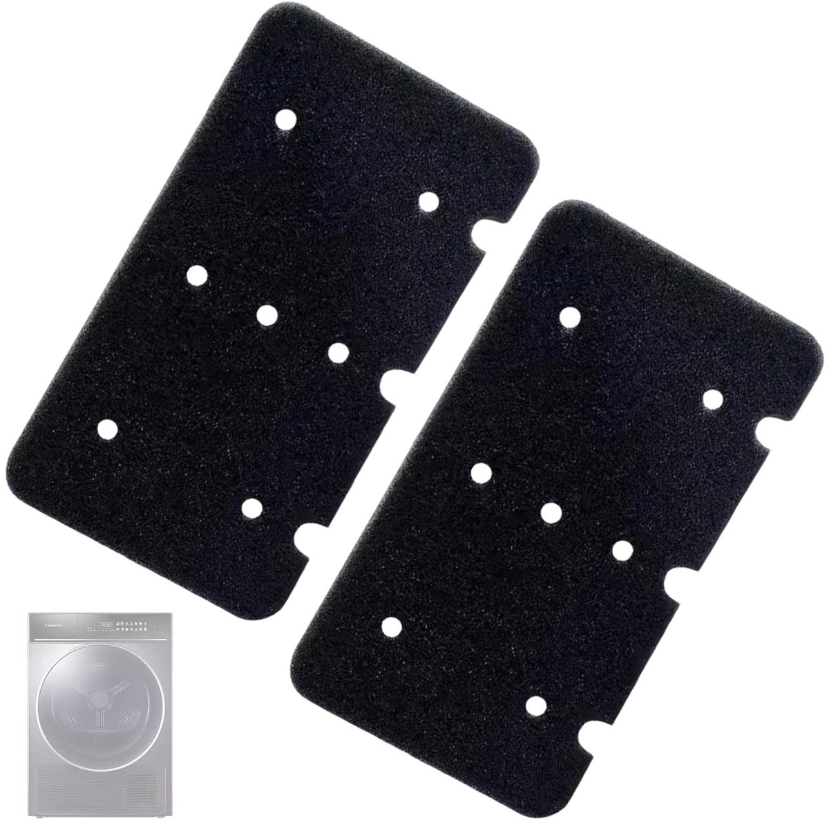 SolidKeus - Set van 2 Warmtewisselfilters voor Haier Droger