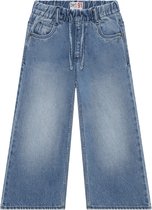 Noppies Broek wide leg - Washed Blue - Maat 110
