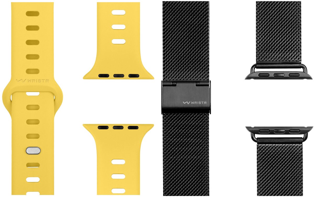 WRISTR Smartwatch-Armband (2-tlg. Set) Milanese-Nova