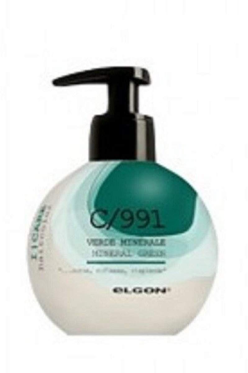 Elgon ICare C/991 Haarverf Conditioner - Mineral Green - Semi-permanent - Zonder Amoniak - 200 ml