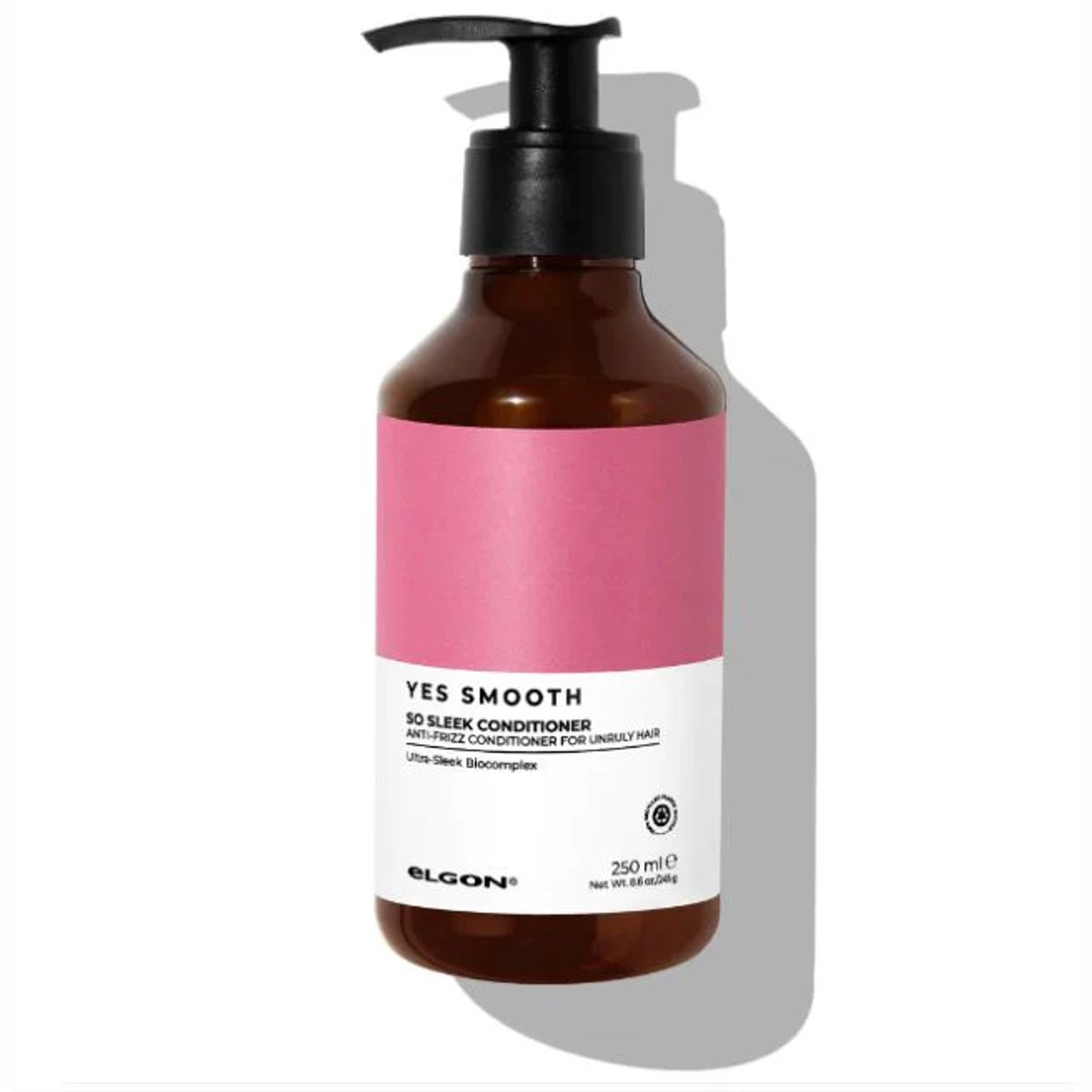 Elgon Yes Smooth So Sleek Conditioner 250 ml - Conditioner - 250 ml - Gladde En Pluisvrije Haren - Intensieve Hydratatie - Makkelijk Doorkambaar