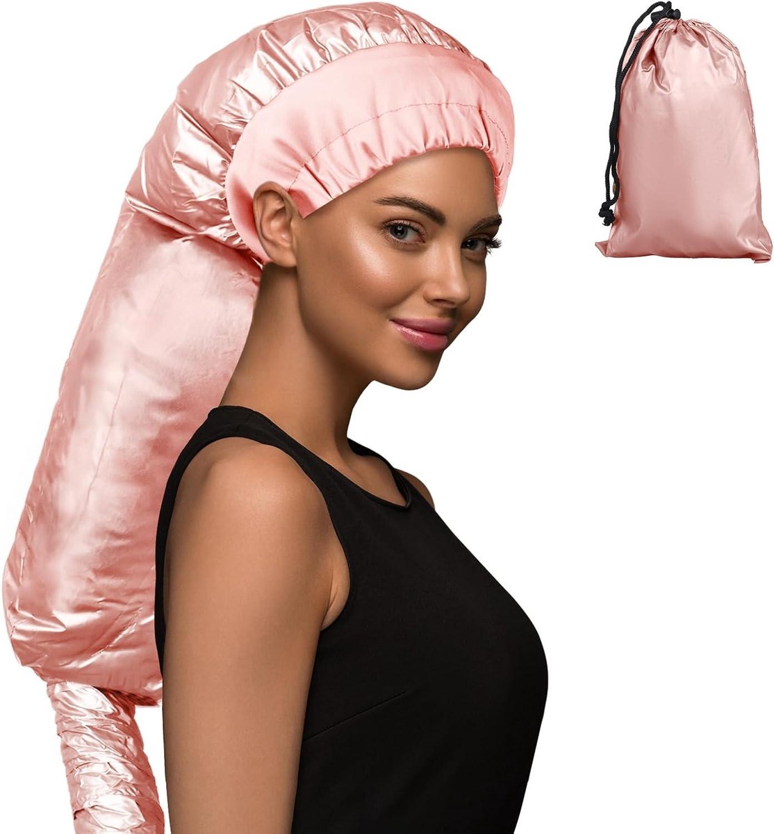 Bonnet Haar Droger - Drogende Kap - Haar Drogen - Verstelbaar - 1m slang - Roze